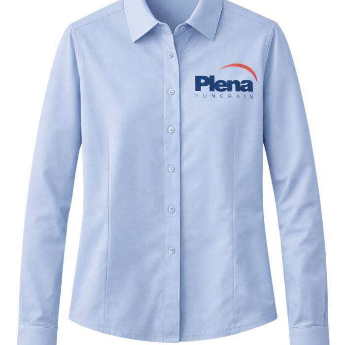 Camisa Social Feminina Manga Longa