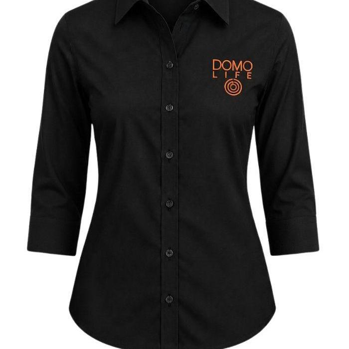 Camisa Social Feminina Manga 3/4